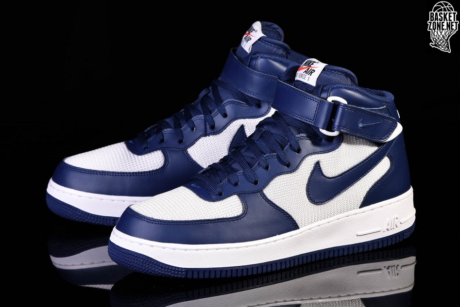 NIKE AIR FORCE 1 MID '07 BINARY BLUE Modré cena 2347,50kč | Basketzone.net