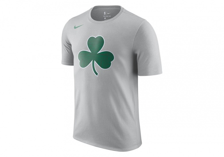 NIKE NBA BOSTON CELTICS CITY EDITION TEE FLT SILVER