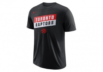 NIKE NBA TORONTO RAPTORS DRY TEE BLACK