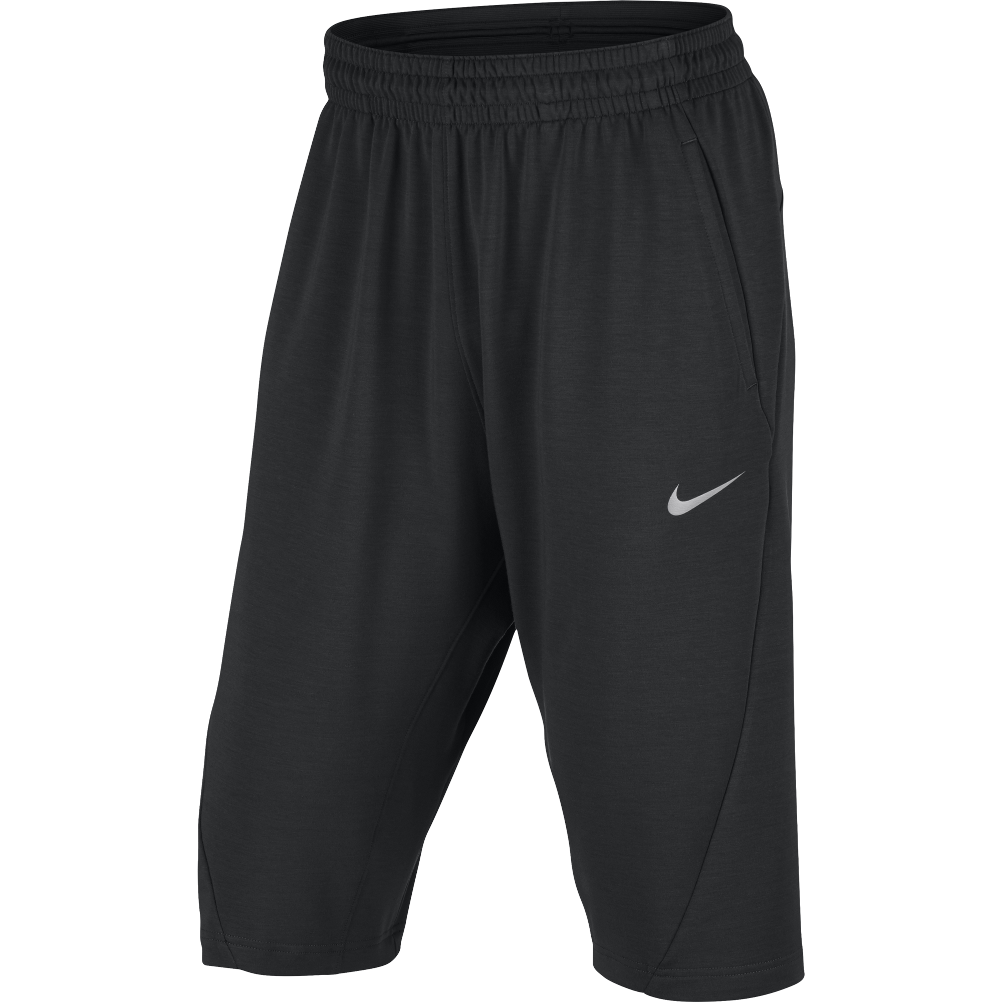 NIKE MEN'S DRY BASKETBALL SHORT HANGTIME MODERN BLACK HEATHER