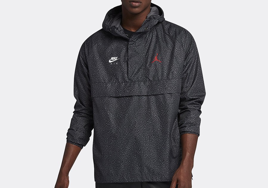 NIKE AIR JORDAN SPORTSWEAR WINGS 1988 ANORAK DARK GREY price 115.00 Basketzone