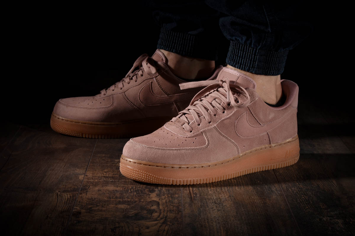 nike air force 1 07 lv8 suede on feet