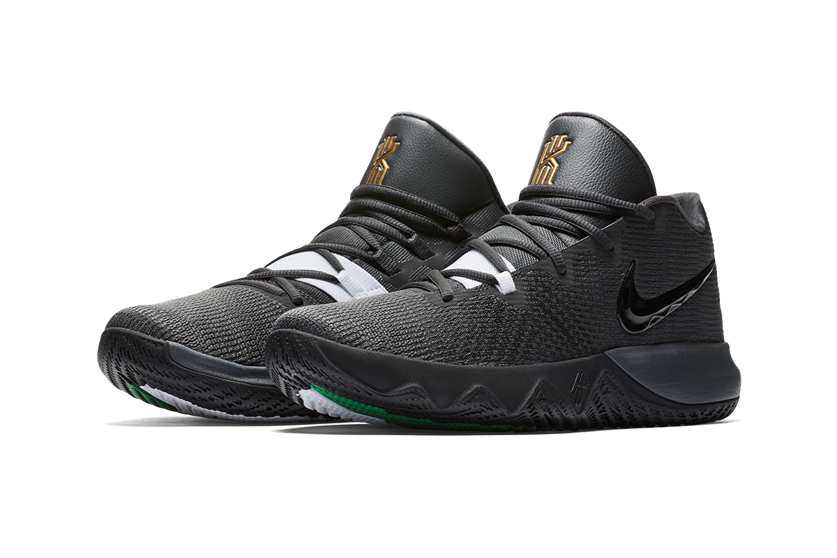 NIKE KYRIE FLYTRAP BLACK METALLIC GOLD