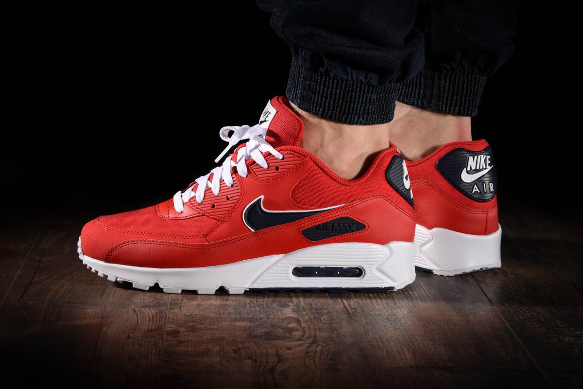 nike air max 90 essential university red/white