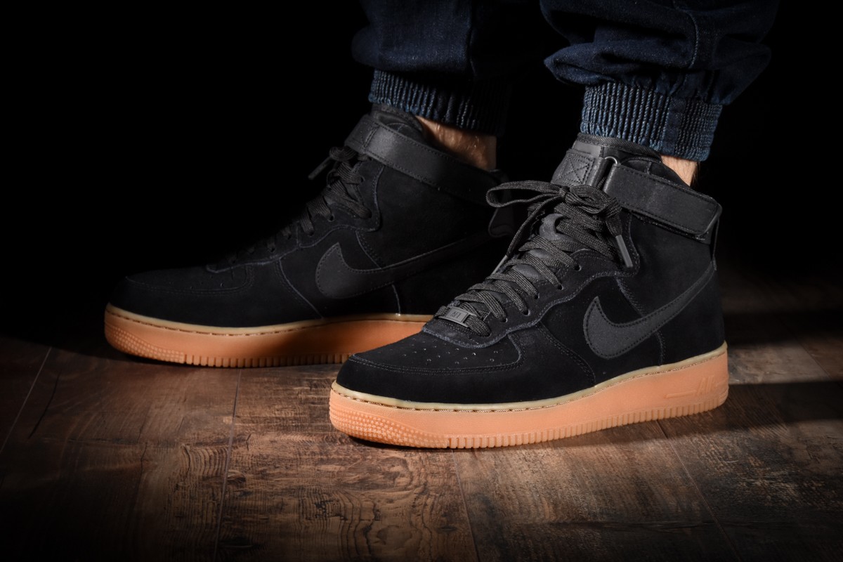 suede nike air force 1 high top