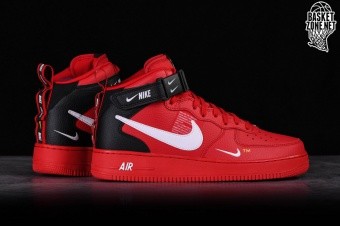 First Look: Nike Air Force 1 Mid '07 LV8 Utility – Red