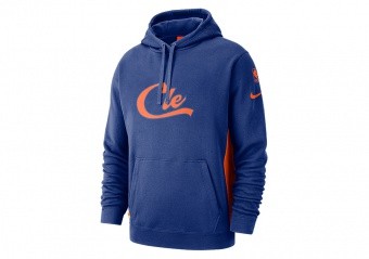 NIKE NBA CLEVELAND CAVALIERS COURTSIDE HOODIE RUSH BLUE