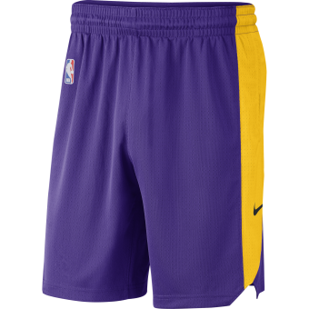 NIKE NBA LOS ANGELES LAKERS PRACTICE SHORTS FIELD PURPLE