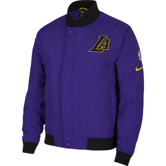 nike nba los angeles lakers courtside jacket