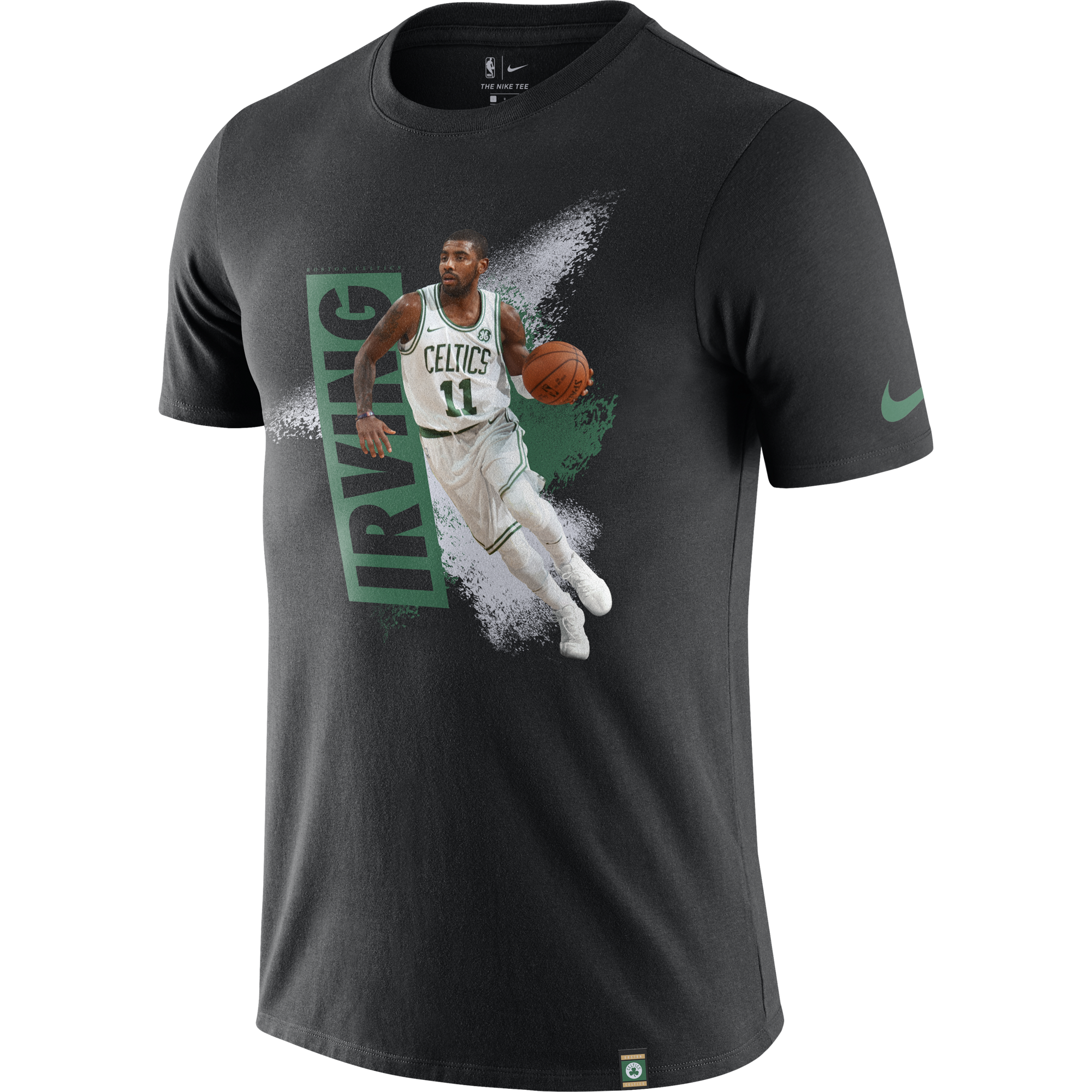 NIKE NBA BOSTON CELTICS KYRIE IRVING DRY TEE BLACK für €35,00 ...