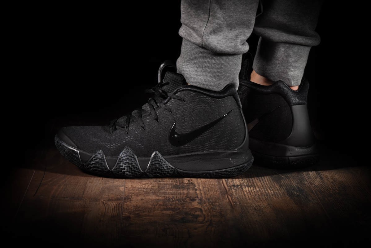 Kyrie 4 hot sale all black