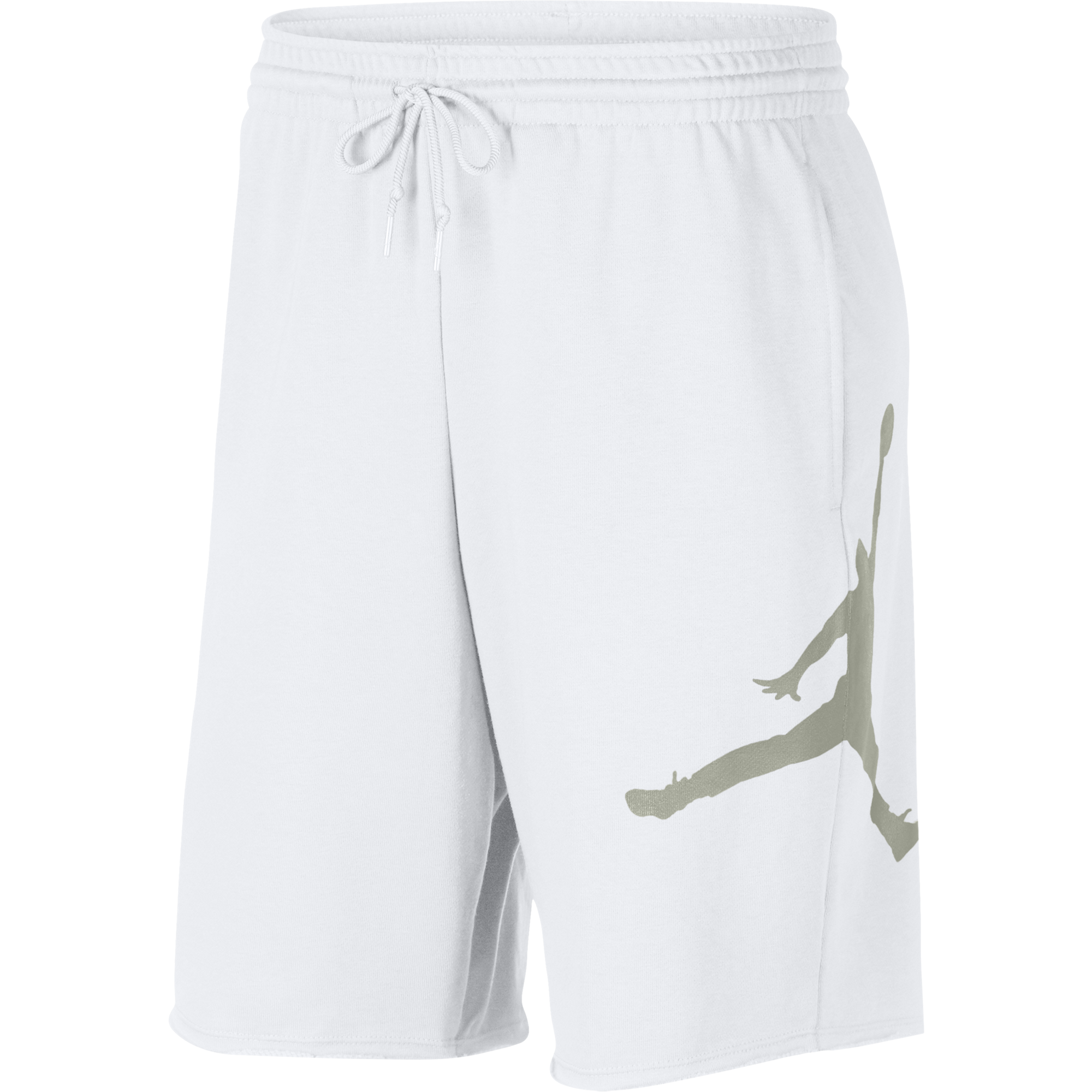 NIKE AIR JORDAN JUMPMAN FLEECE SHORTS WHITE