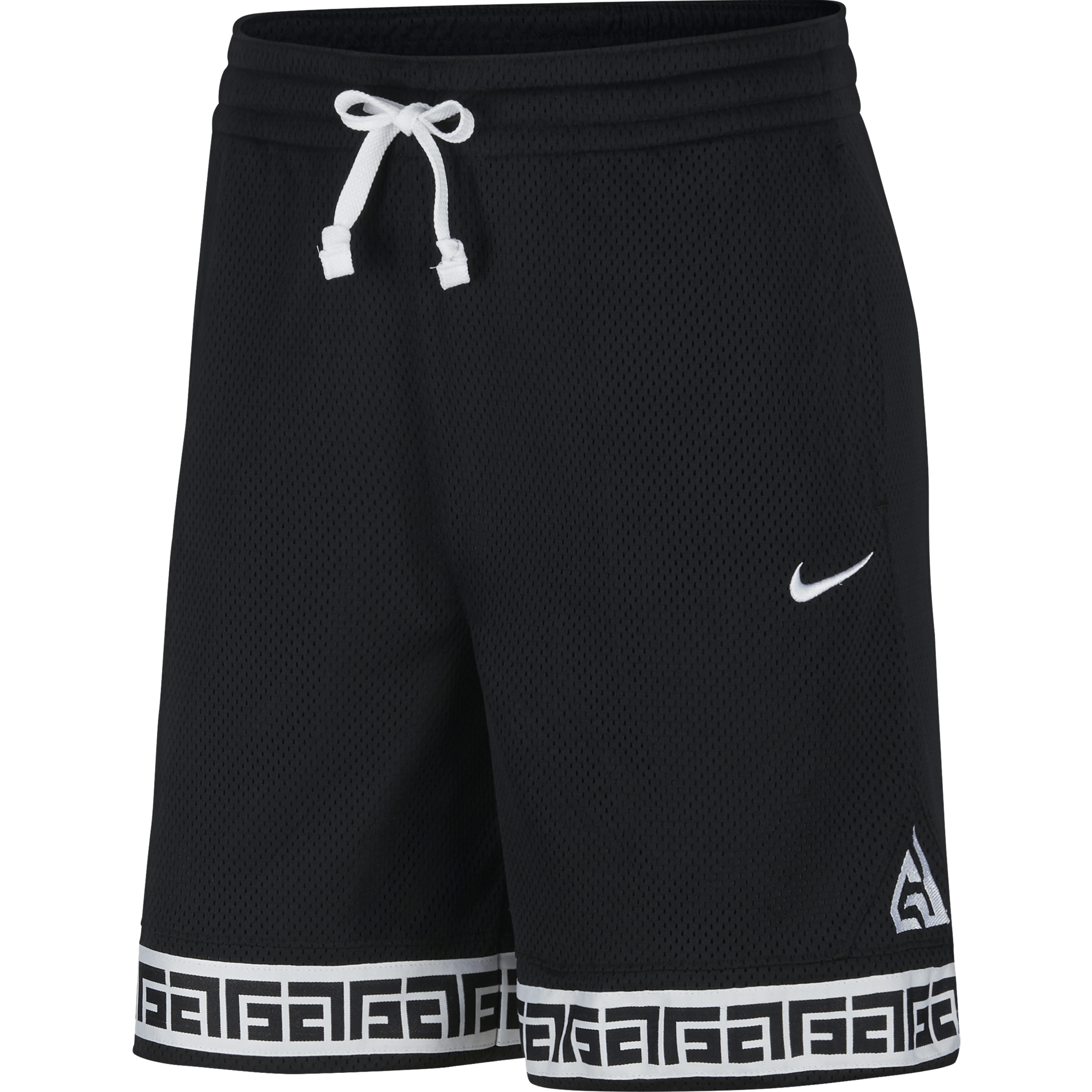 NIKE GIANNIS ANTETOKOUNMPO PRINT SHORTS BLACK