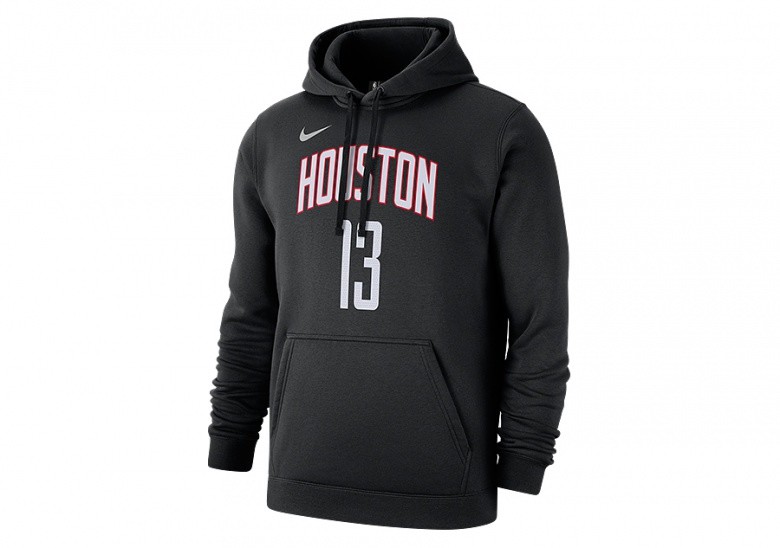 NIKE NBA HOUSTON ROCKETS JAMES HARDEN CLUB HOODIE BLACK