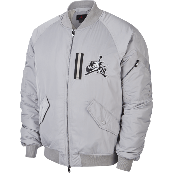 NIKE AIR JORDAN WINGS MA-1 JACKET ATMOSPHERE GREY