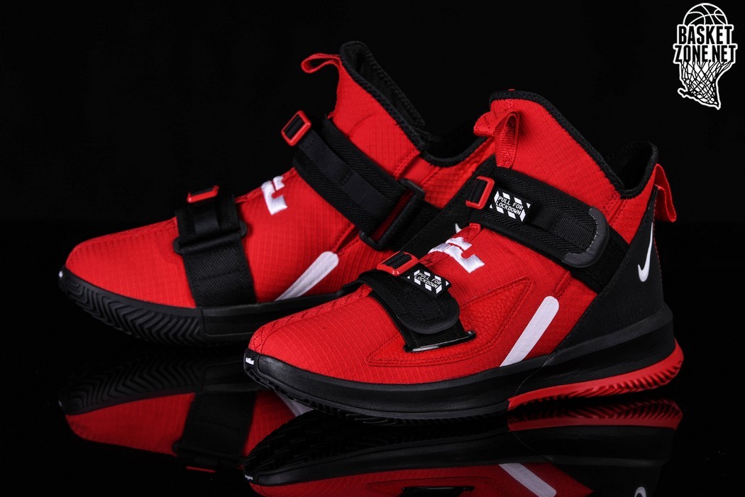 lebron soldier 13 red and black