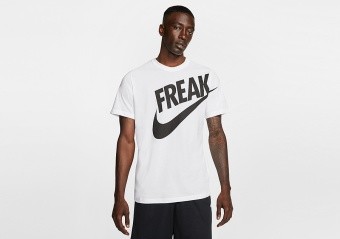 NIKE GIANNIS 'FREAK' DRI-FIT TEE WHITE