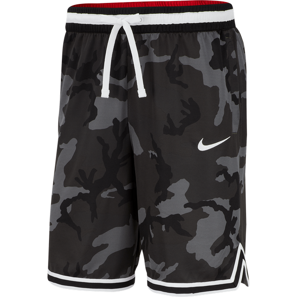 NIKE DRI-FIT DNA CAMO BASKETBALL SHORTS DARK GREY