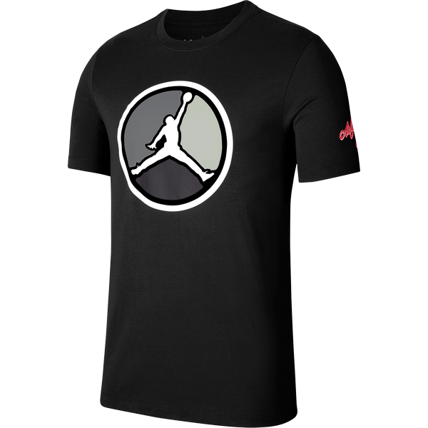 NIKE AIR JORDAN REMASTERED HBR CREW TEE BLACK