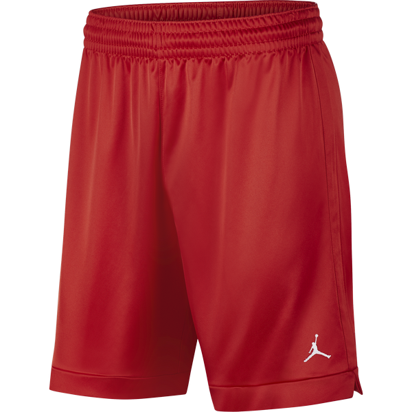 NIKE AIR JORDAN BASKETBALL PRACTICE SHORTS TEAM SCARLET