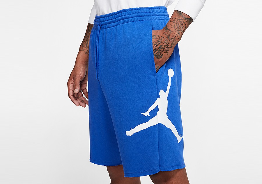 royal blue nike fleece shorts