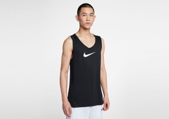 NIKE DRY BASKETBALL TOP BLACK