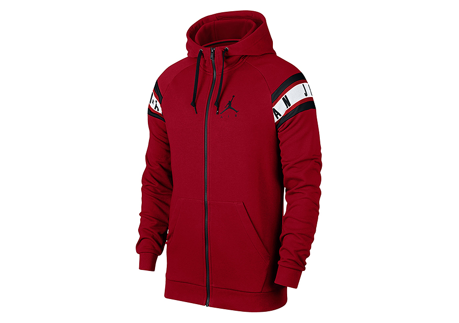 jordan hoodie red