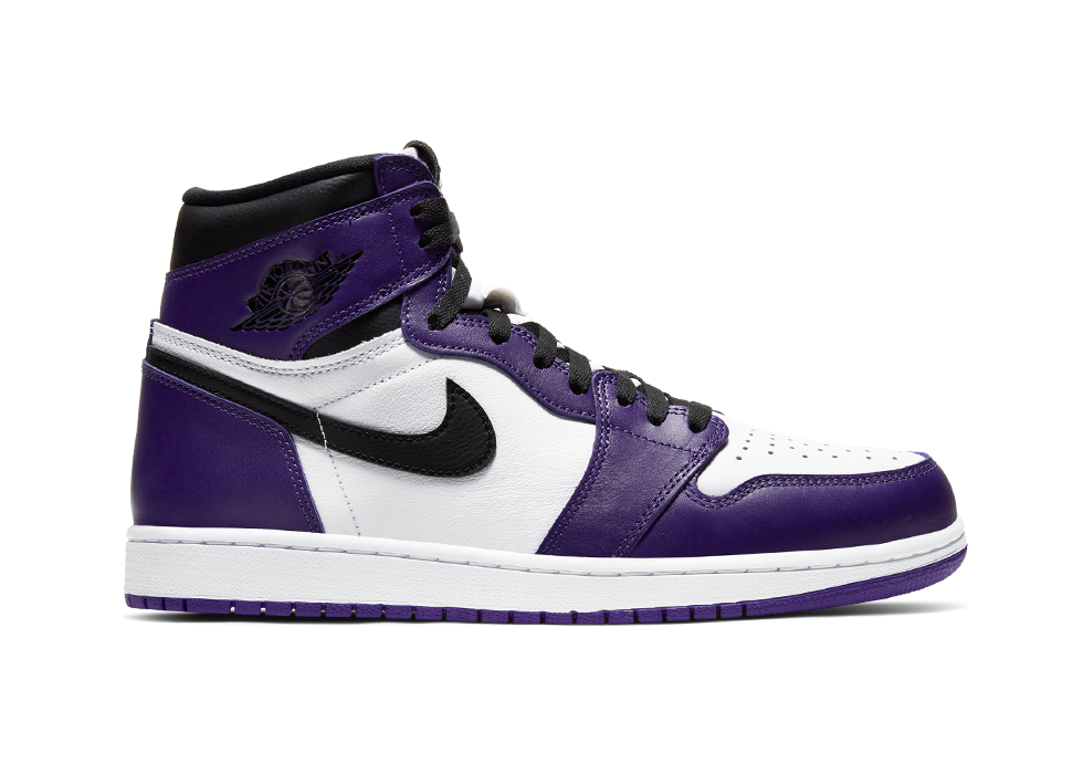 NIKE AIR JORDAN 1 RETRO HIGH OG GS COURT PURPLE