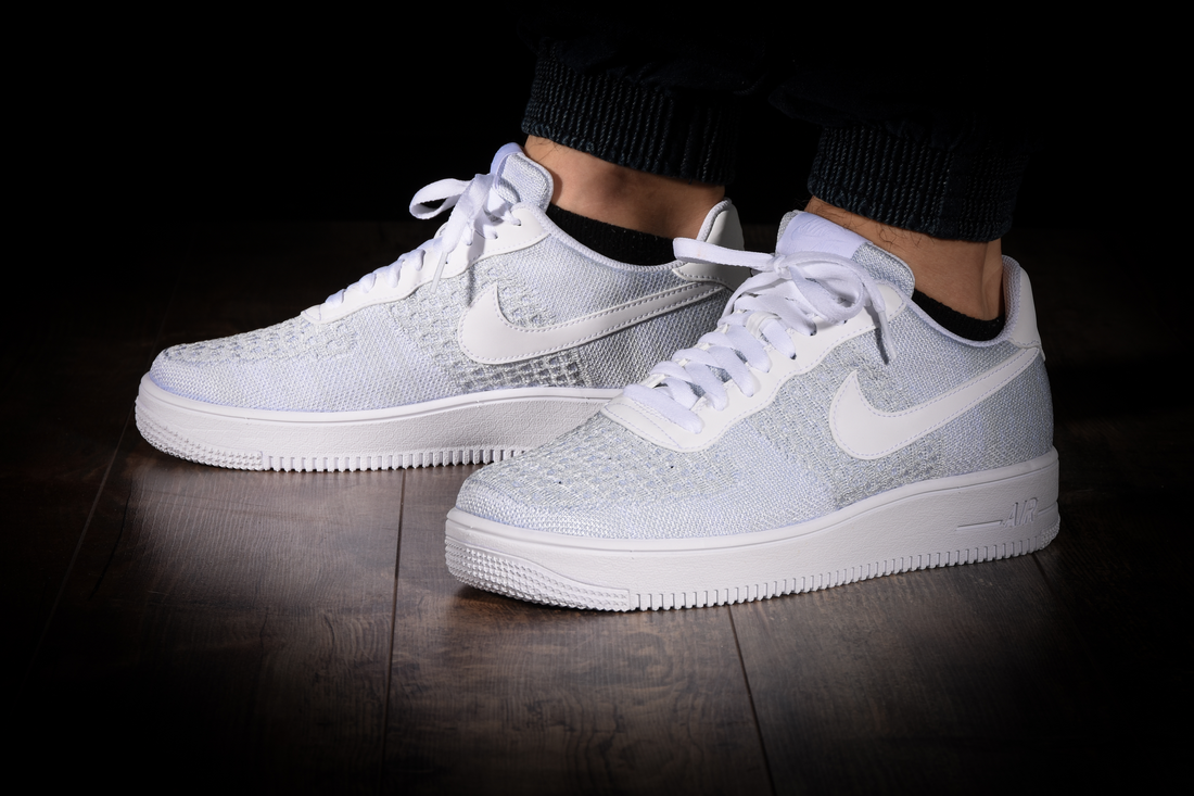 NIKE AIR FORCE 1 LOW FLYKNIT 2.0 PURE PLATINIUM