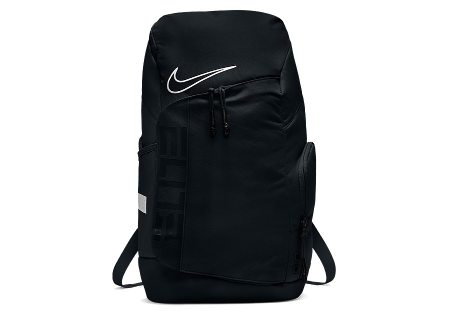 nike hoops elite backpack black and white