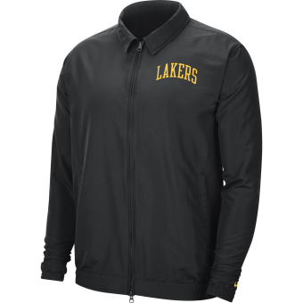 NIKE NBA LOS ANGELES LAKERS ESSENTIAL LIGHTWEIGHT JACKET BLACK