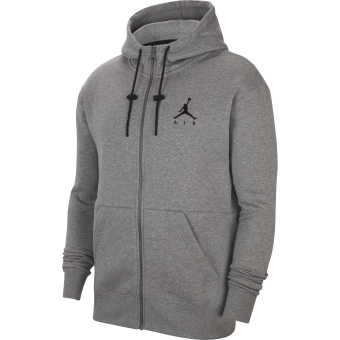 grey jordan zip up hoodie