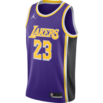 NIKE NBA LOS ANGELES LAKERS LEBRON JAMES STATEMENT EDITION SWINGMAN JERSEY FIELD PURPLE