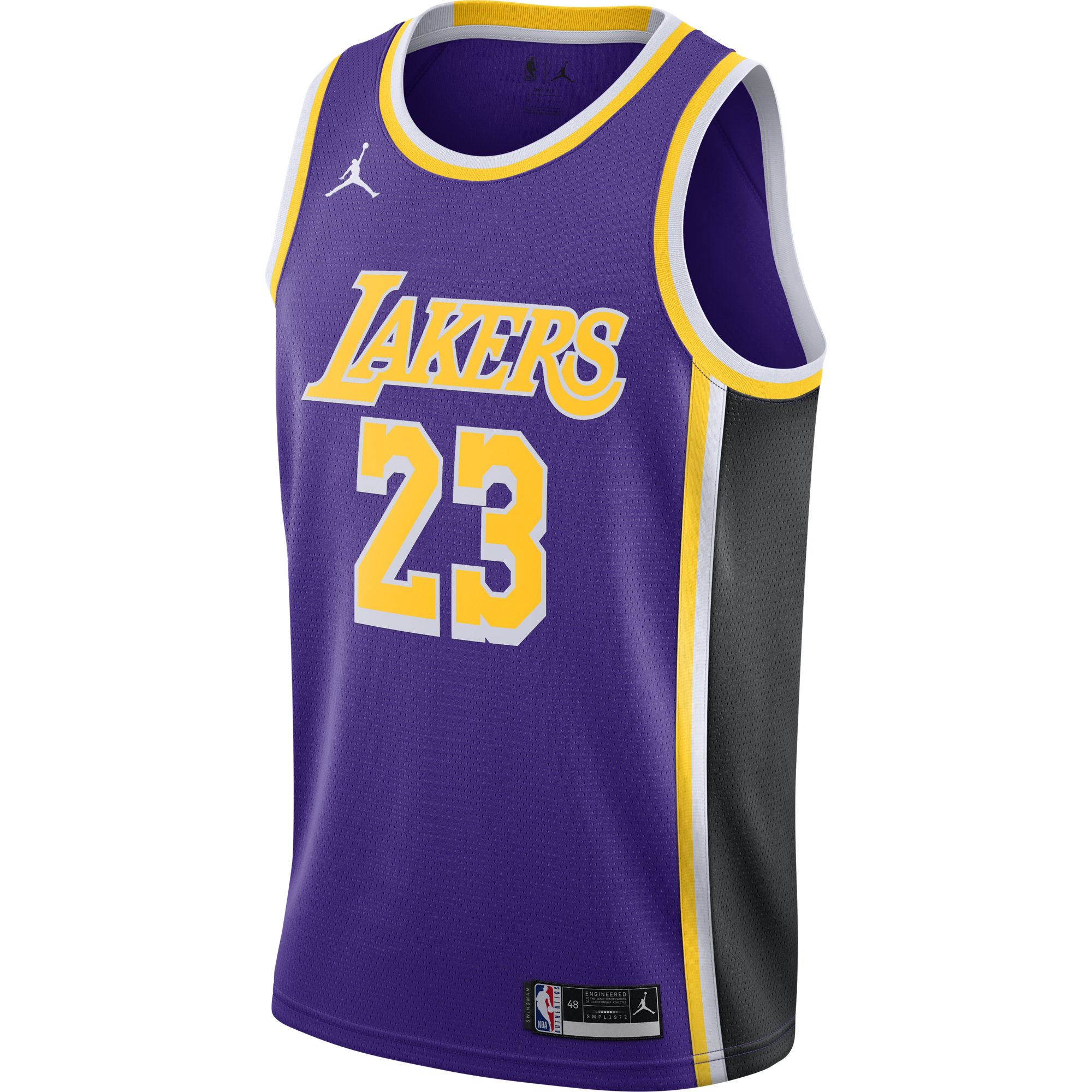 NIKE NBA LOS ANGELES LAKERS LEBRON JAMES STATEMENT EDITION SWINGMAN JERSEY FIELD PURPLE