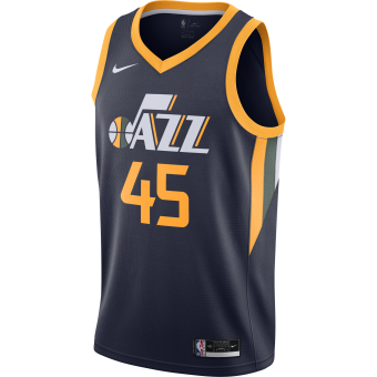 NIKE NBA UTAH JAZZ DONOVAN MITCHELL CITY EDITION SWINGMAN JERSEY