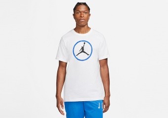 NIKE AIR JORDAN SPORT DNA HBR CREW TEE WHITE