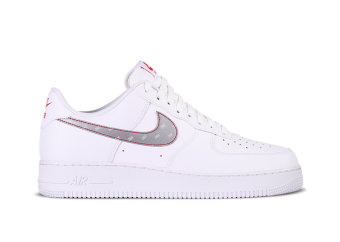NIKE AIR FORCE 1 LOW '07 3M SWOOSH WHITE