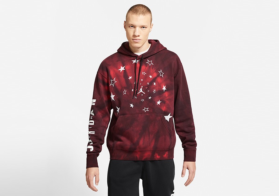 jordan legacy hoodie red