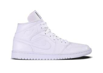 NIKE AIR JORDAN 1 RETRO MID WMNS WHITE SNAKESKIN for 140.00