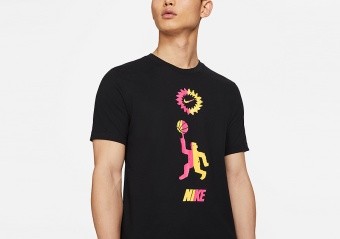 NIKE 'FESTIVAL' DRI-FIT TEE BLACK