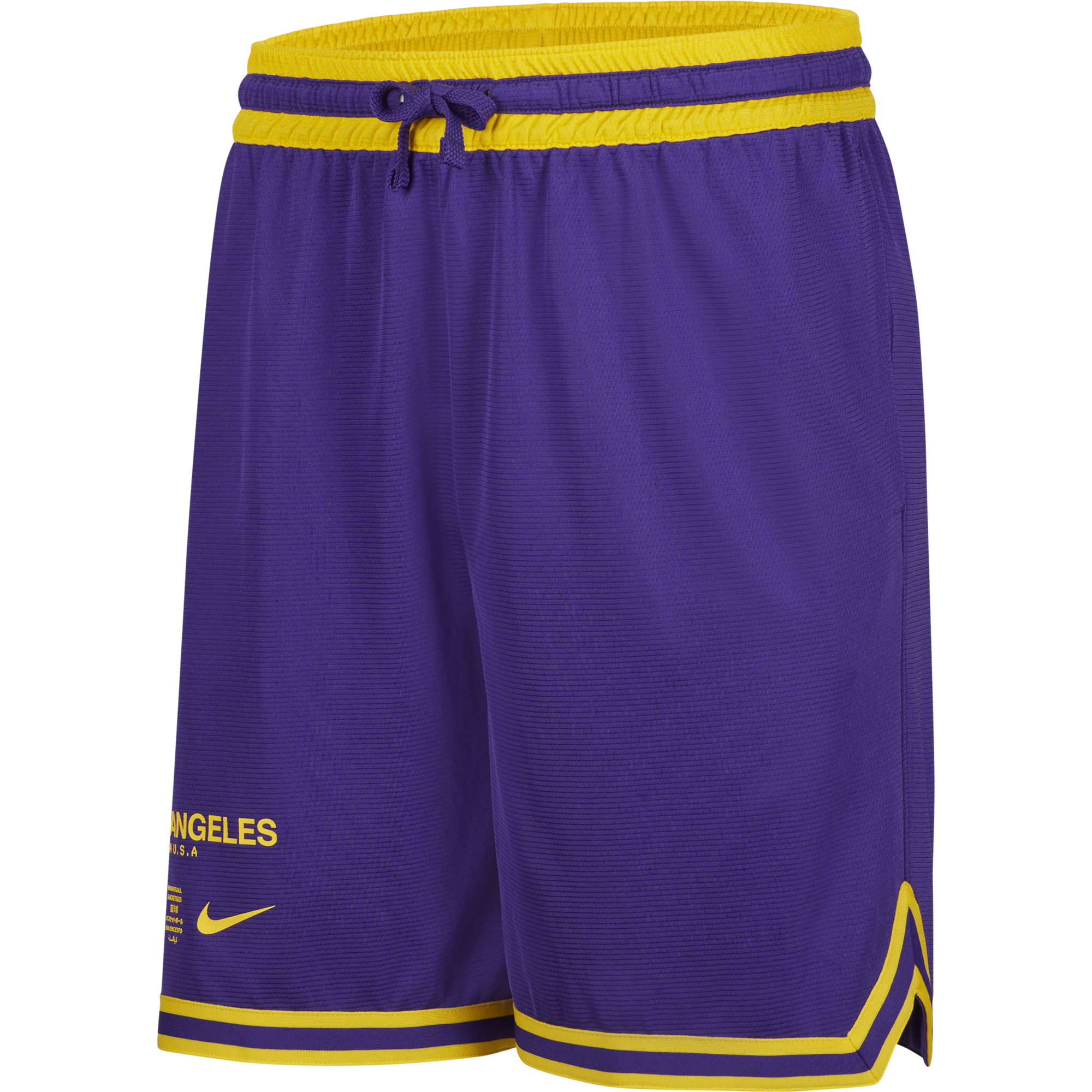 NIKE NBA LOS ANGELES LAKERS COURTSIDE SHORTS FIELD PURPLE