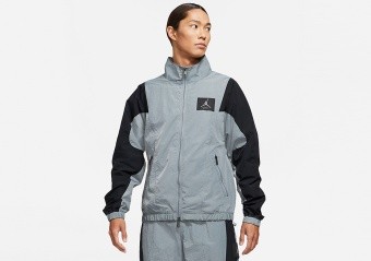 NIKE AIR JORDAN FLIGHT SUIT JACKET SMOKE GREY