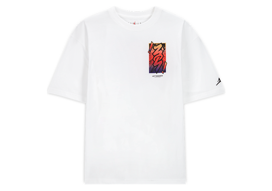 NIKE AIR JORDAN ZION DRI-FIT TEE WHITE