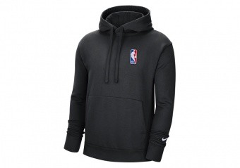 NIKE NBA TEAM 31 ESSENTIAL FLEECE PULLOVER HOODIE BLACK