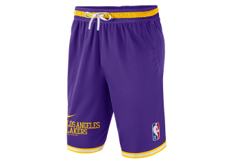 NIKE LOS ANGELES LAKERS SHORTS DNA COURTSIDE 75 FIELD PURPLE