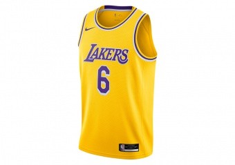 Retro LeBron James #23 Los Angeles Lakers Basketball Trikot Jersey Schwarz 
