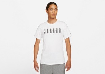 NIKE AIR JORDAN SPORT DNA HBR CREW TEE WHITE