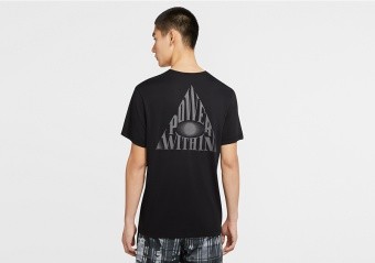 NIKE KYRIE DRI-FIT TEE LOGO 2 BLACK