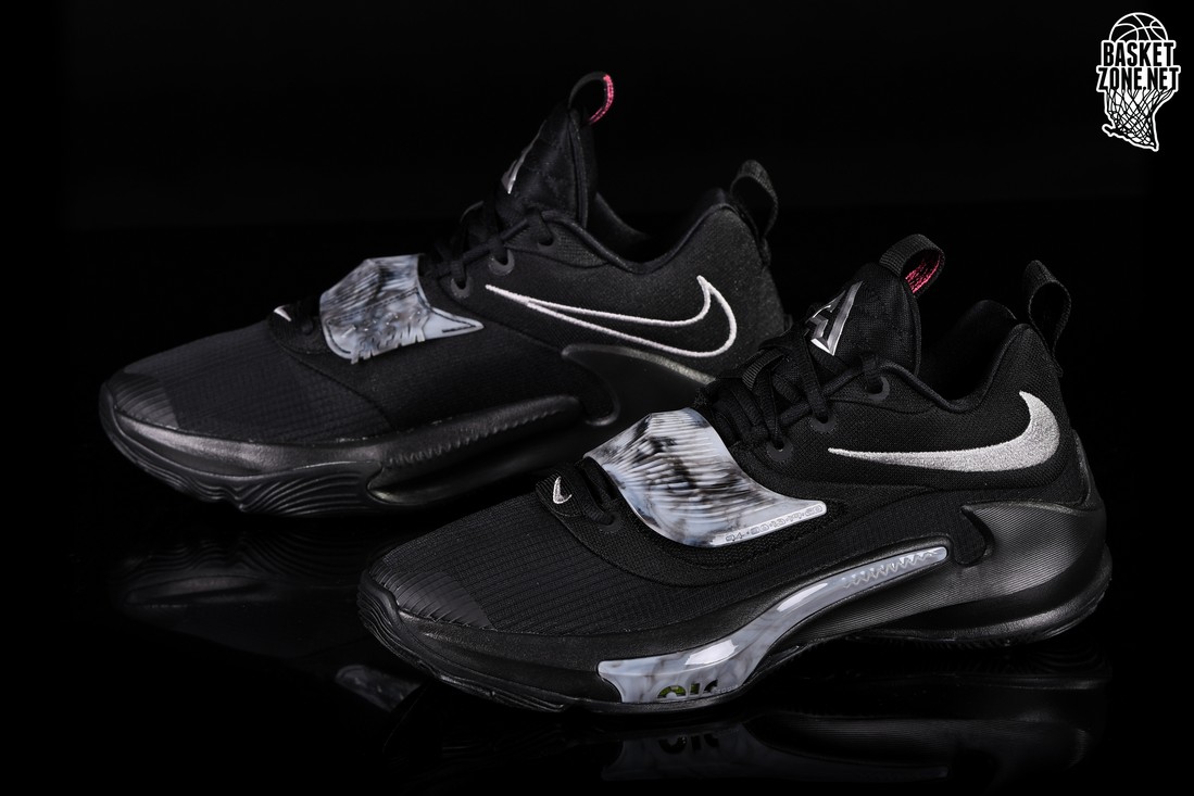 NIKE ZOOM FREAK 3 BLACK CHROME price $159.00 | Basketzone.net