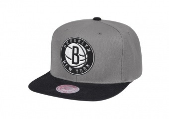 MITCHELL & NESS WOOL 2 TONE SNAPBACK BROOKLYN NETS